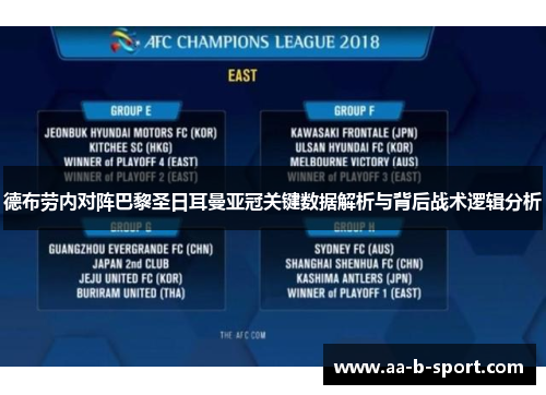 德布劳内对阵巴黎圣日耳曼亚冠关键数据解析与背后战术逻辑分析